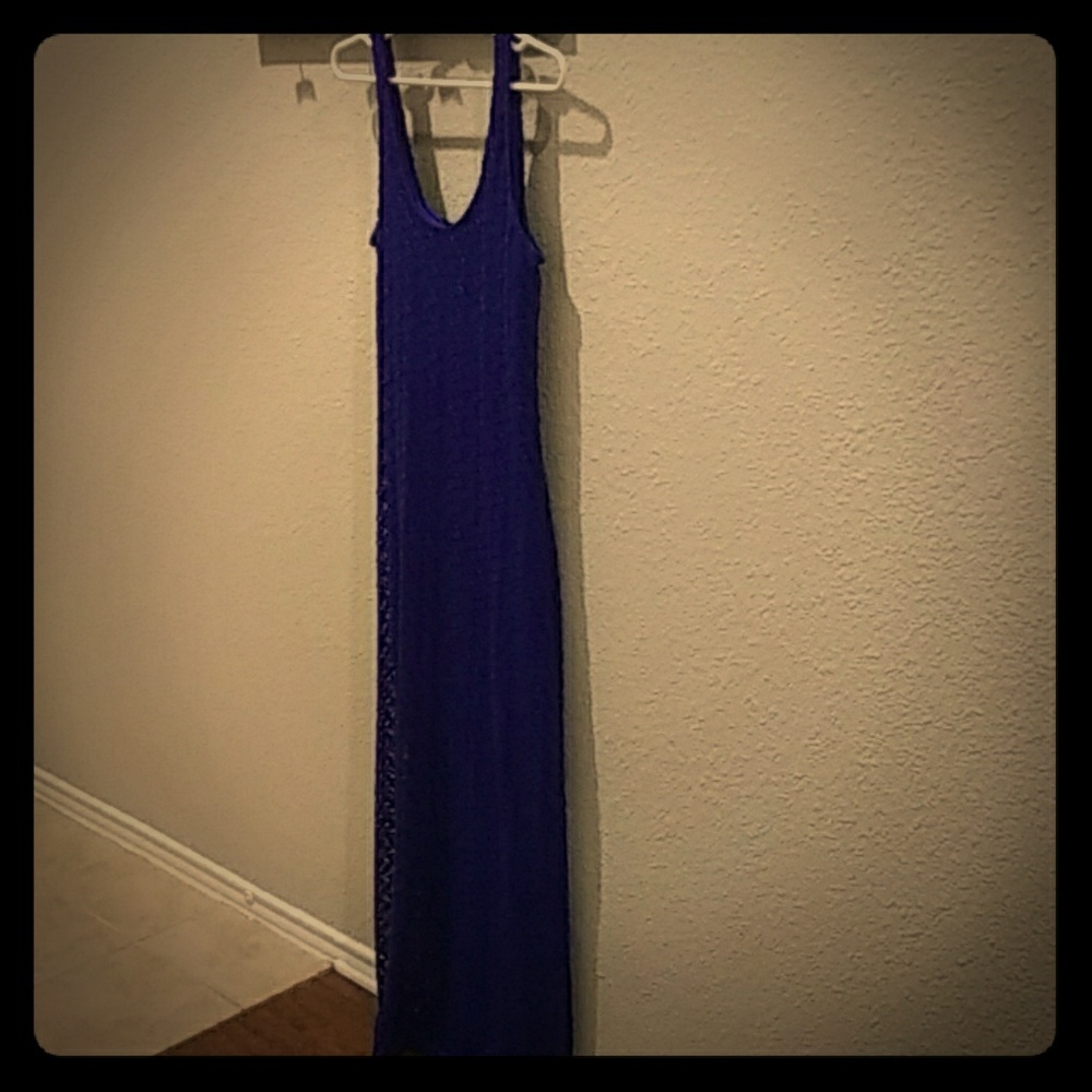 Gorgeous blue textured dress